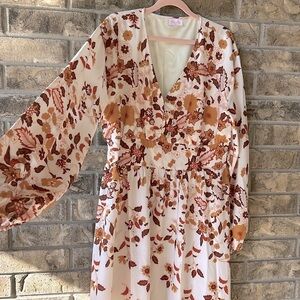 Pink Lily 🧡 Boho vibes 🪺 🤎 Maxi Dress